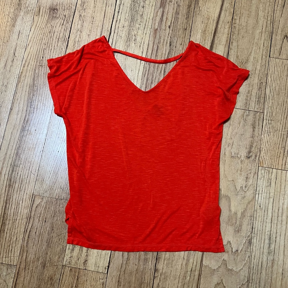 ❤️3/$20❤️ Small orange women’s top